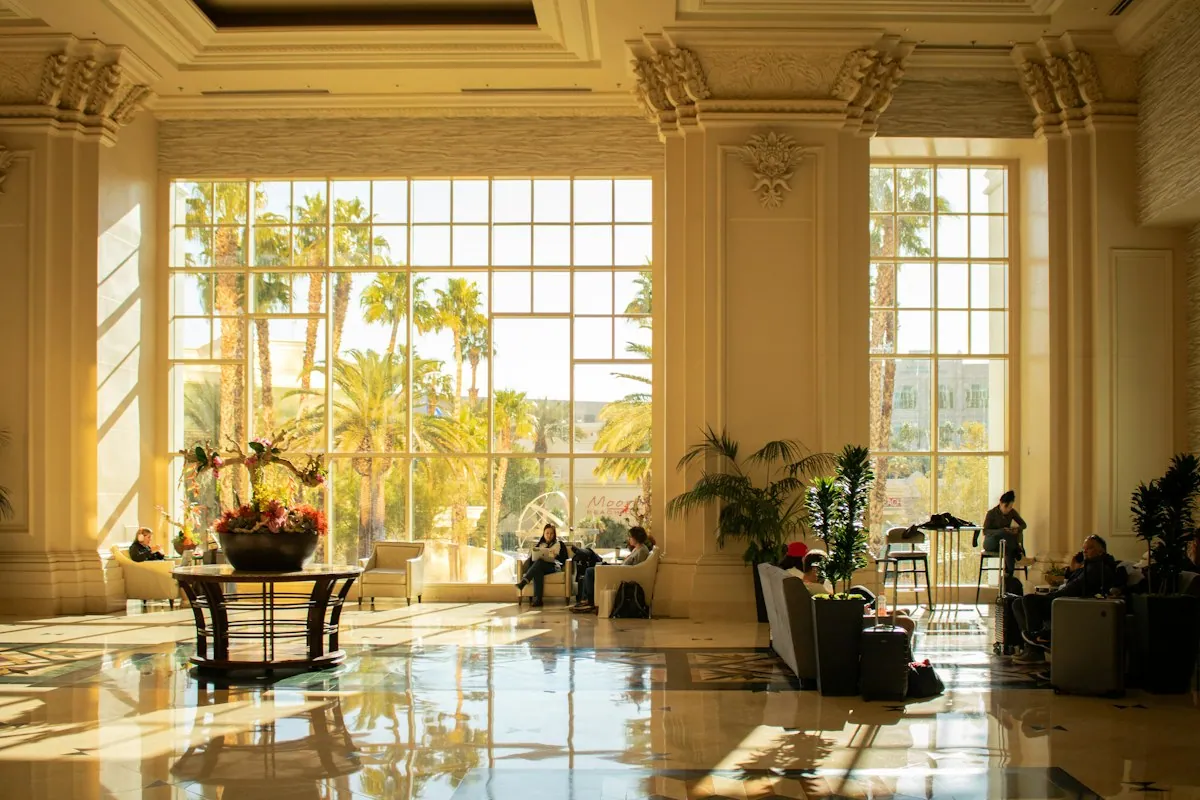 Hotel lobby